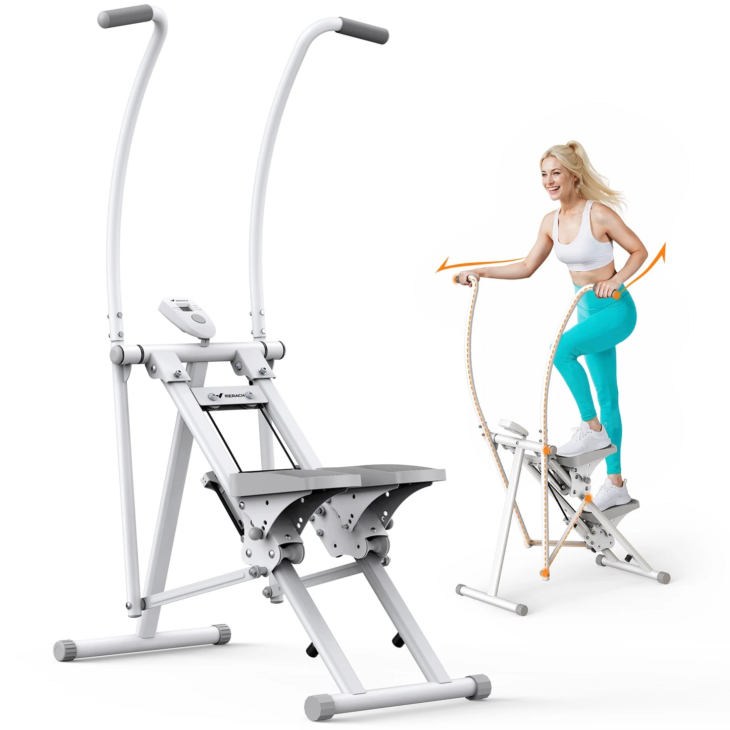 MERACH Stair Stepper Home Gym Full Body Climber Compact Folding