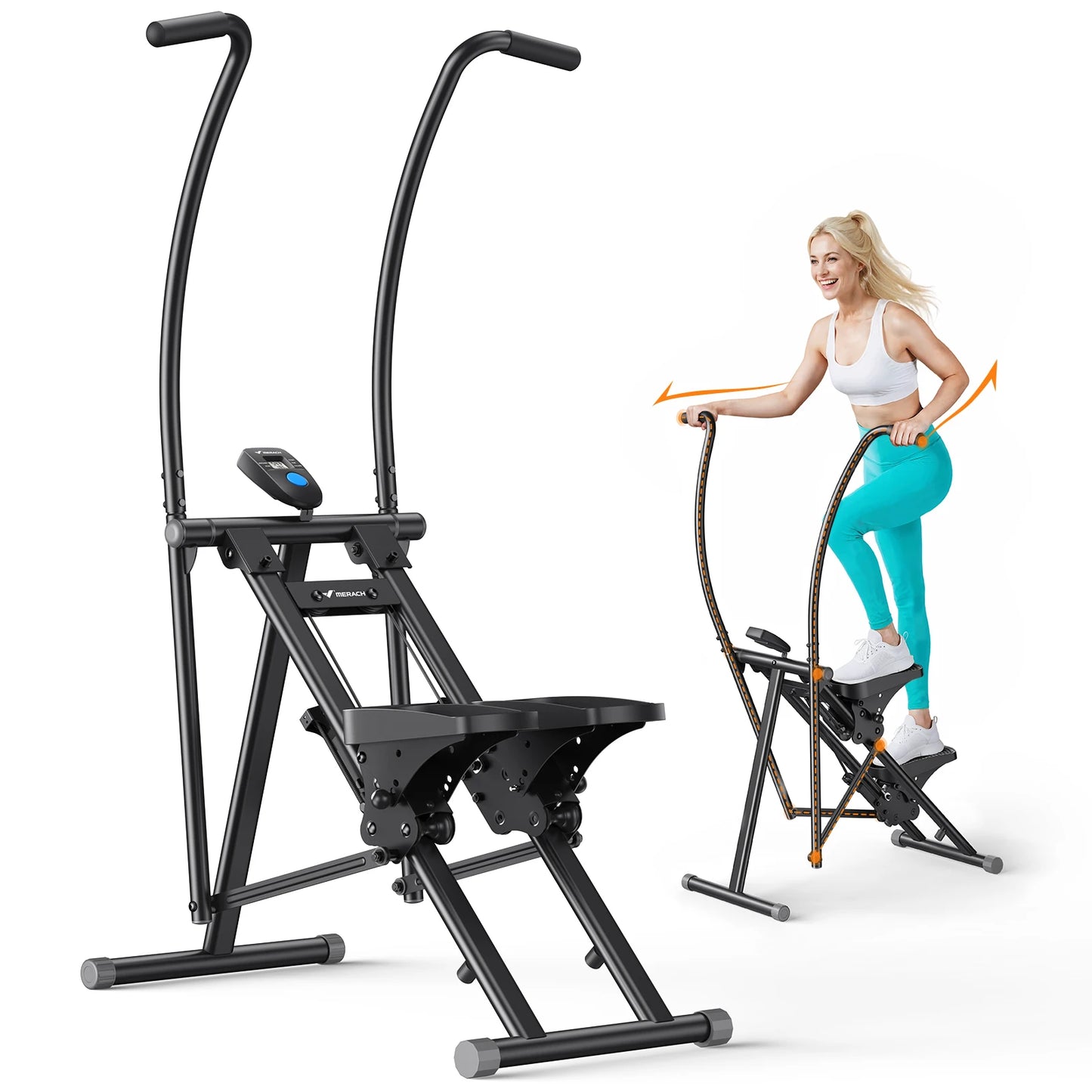 MERACH Stair Stepper Home Gym Full Body Climber Compact Folding