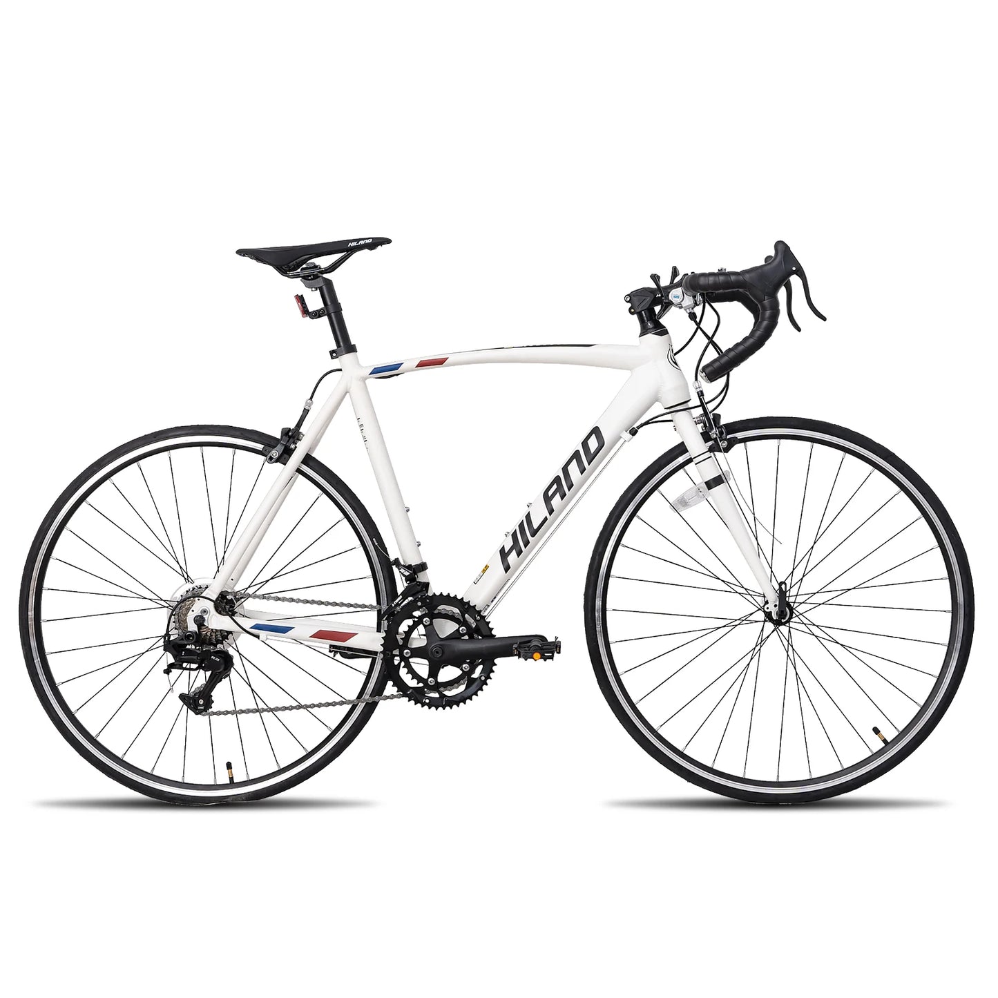 Hiland Road Bike 14 Speed Lightweight Aluminum Frame For Commuting