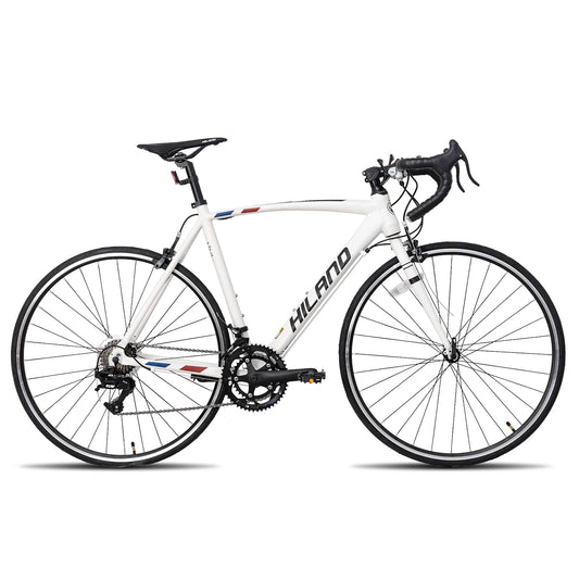 Hiland Road Bike 14 Speed Lightweight Aluminum Frame For Commuting