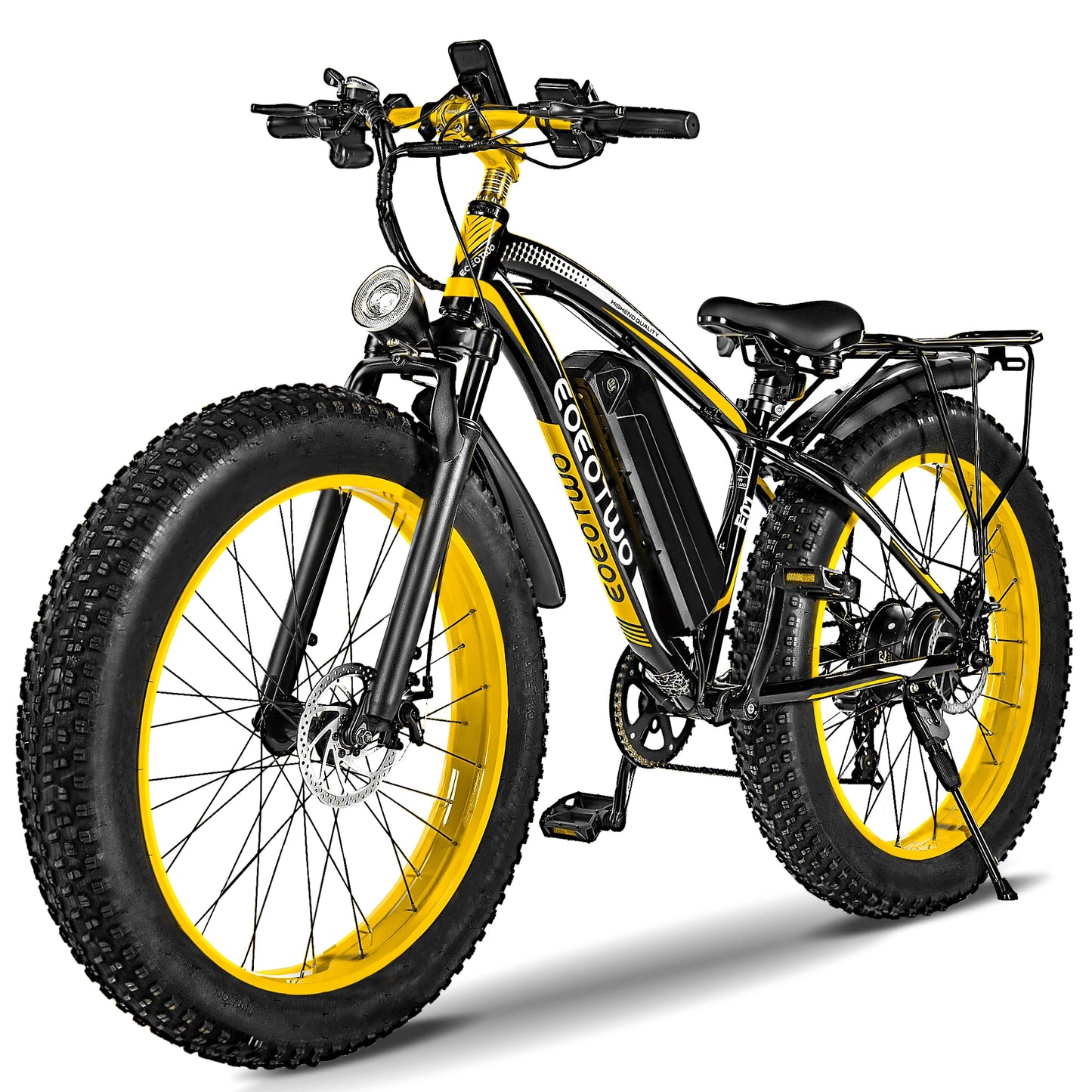 EOEOTWO 1500W 48V Electric Bike With 15Ah Battery And Fat Tires