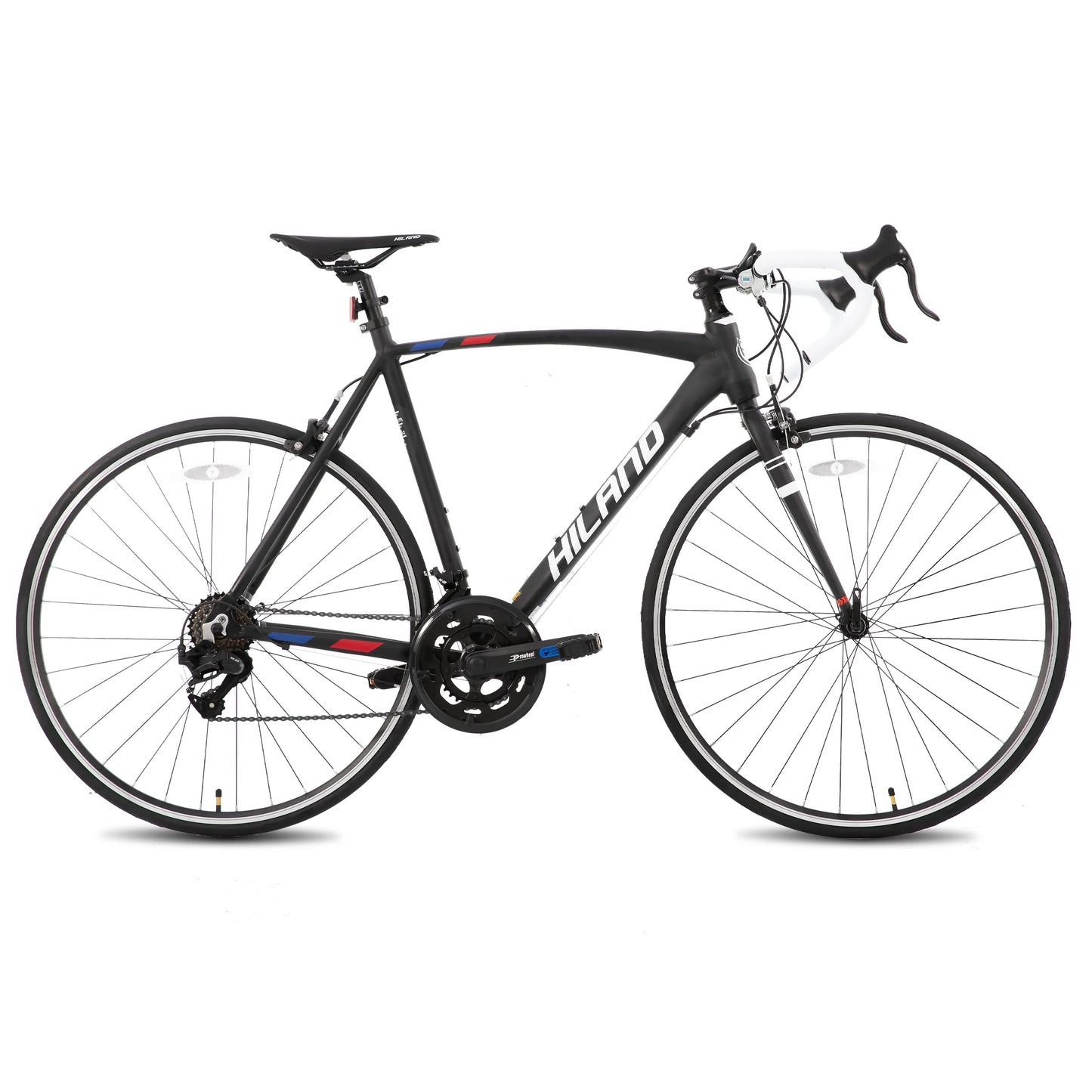 Hiland Road Bike 14 Speed Lightweight Aluminum Frame For Commuting