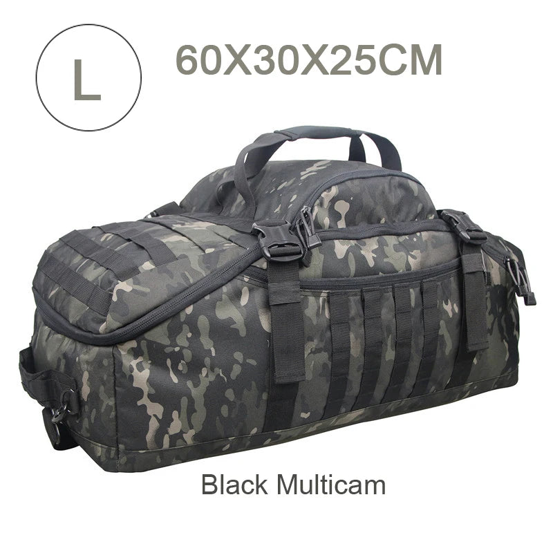 LQARMY Outdoor Molle Tactical Backpack for Hiking and Travel