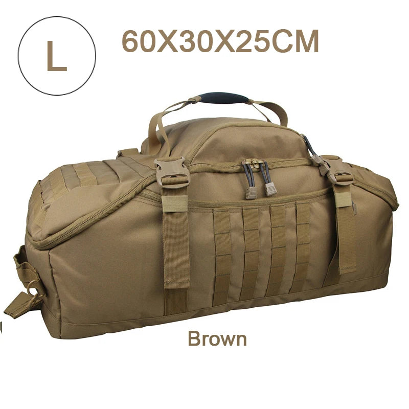 LQARMY Outdoor Molle Tactical Backpack for Hiking and Travel