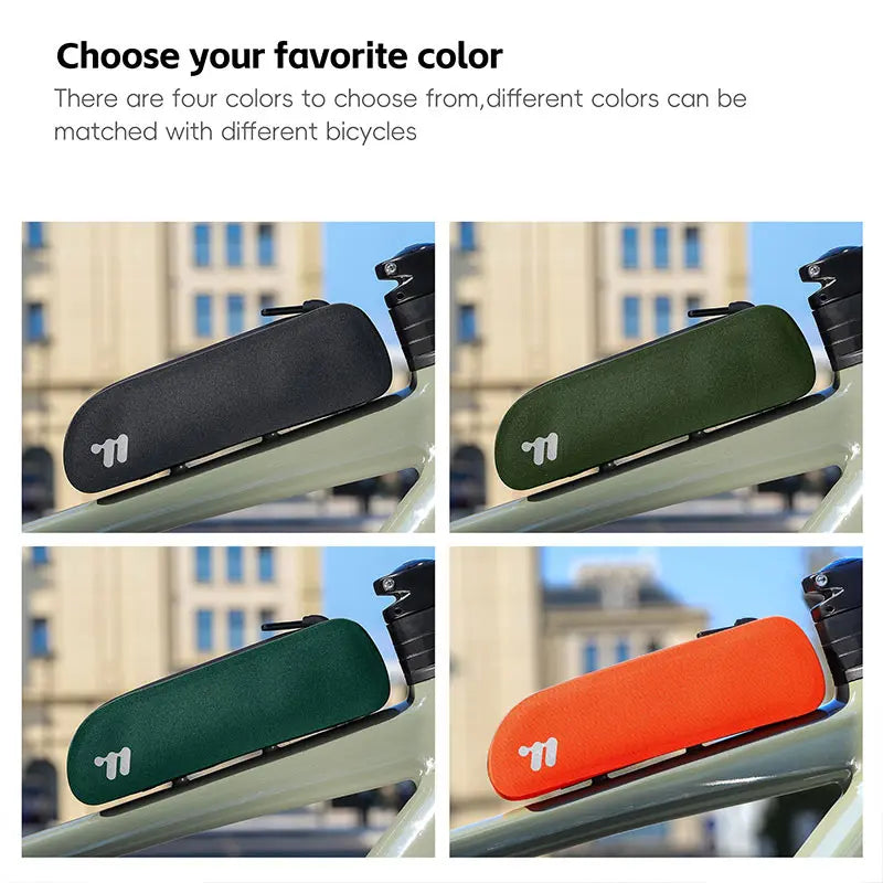 West Biking Top Tube Bag TPU Front Bike Storage Waterproof