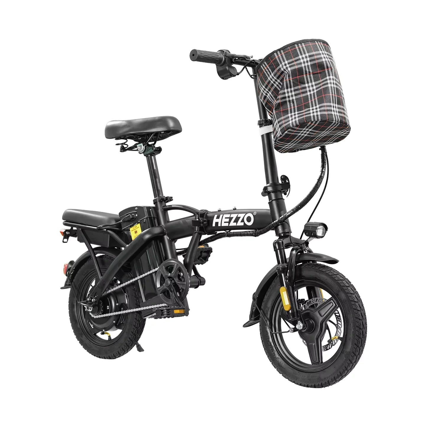 HEZZO T5 Folding Electric Bike For Adults 48V 350W