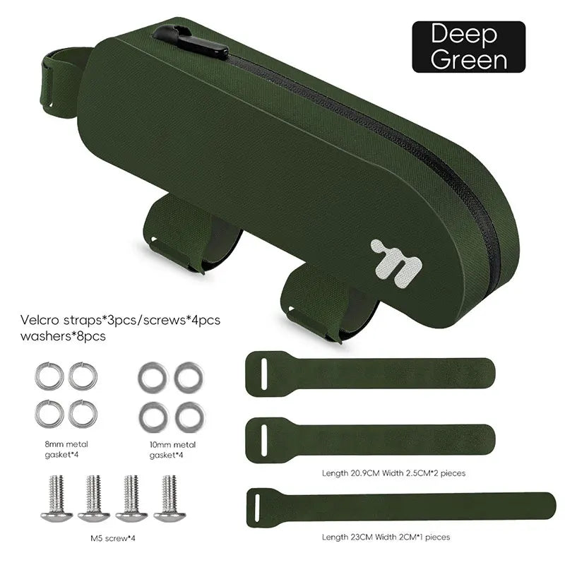 West Biking Top Tube Bag TPU Front Bike Storage Waterproof