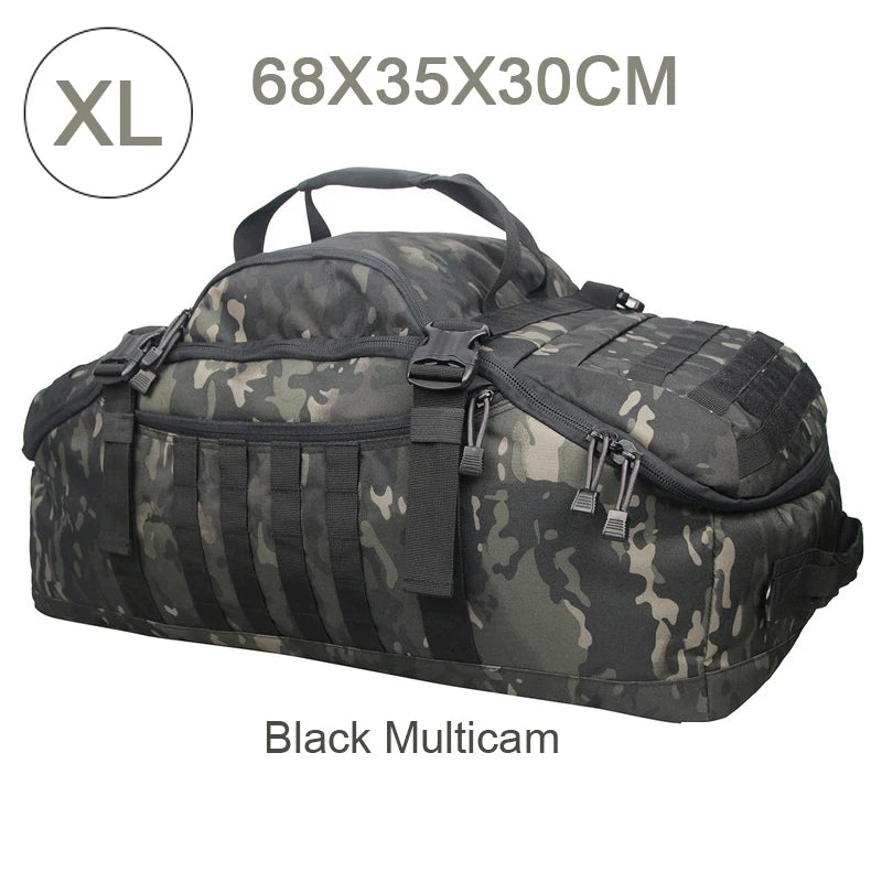 LQARMY Outdoor Molle Tactical Backpack for Hiking and Travel
