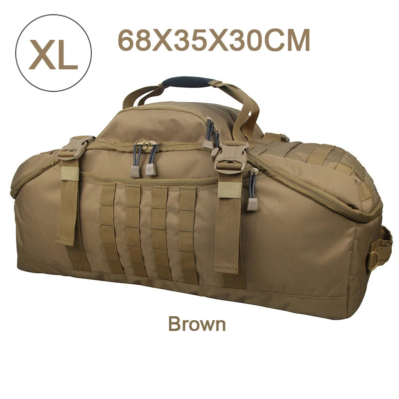 LQARMY Outdoor Molle Tactical Backpack for Hiking and Travel