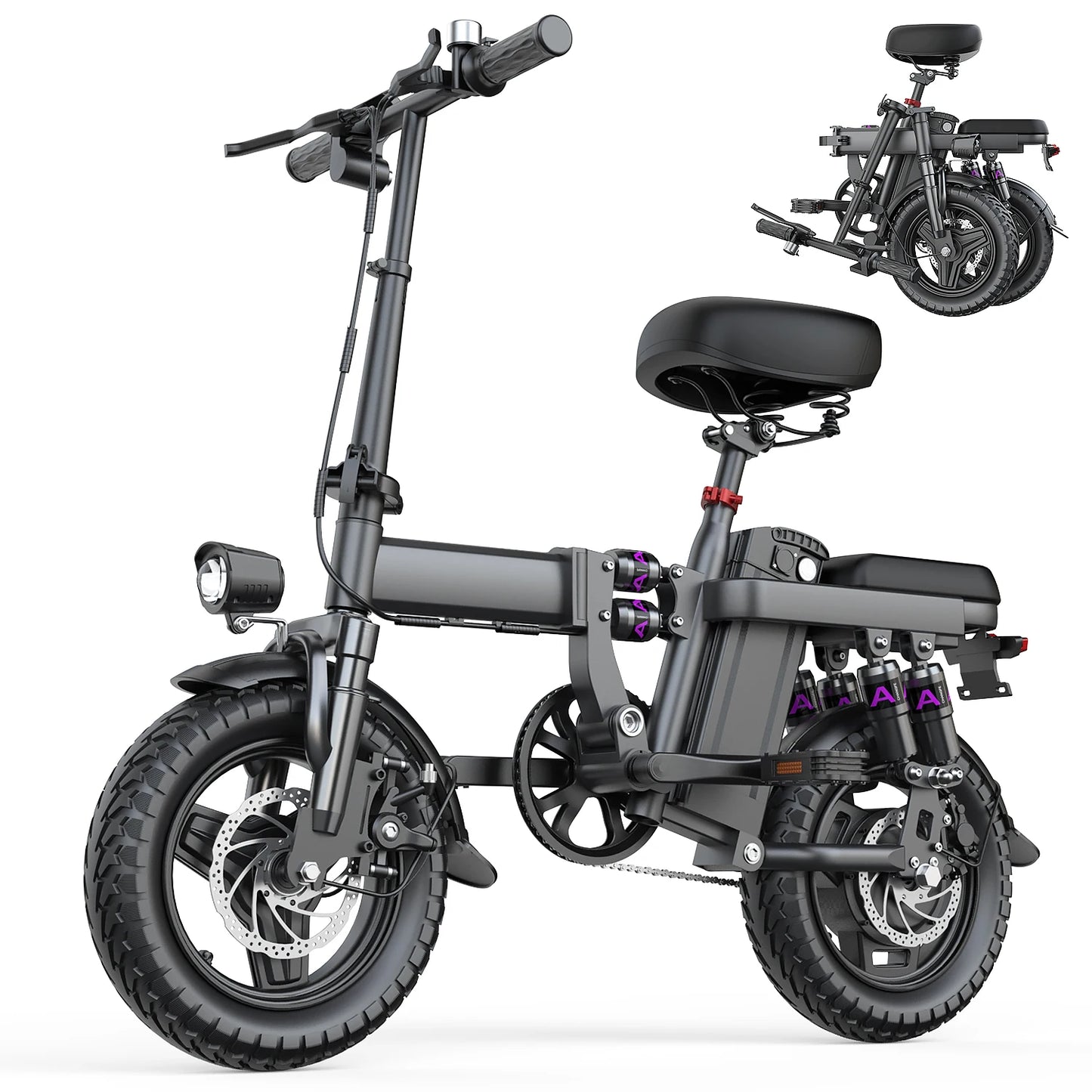 UPlee GE5 Electric Bike 500W Peak Motor 48V 15Ah Battery
