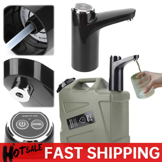 APWIKOGER USB Rechargeable Portable Water Pump For Outdoor Camping