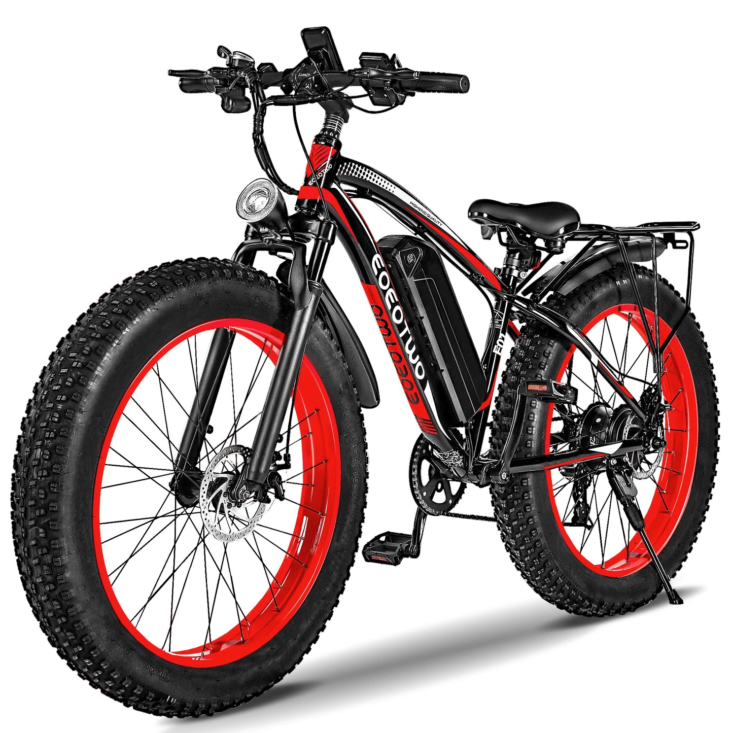 EOEOTWO 1500W 48V Electric Bike With 15Ah Battery And Fat Tires