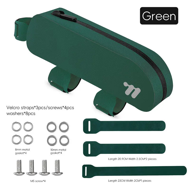 West Biking Top Tube Bag TPU Front Bike Storage Waterproof